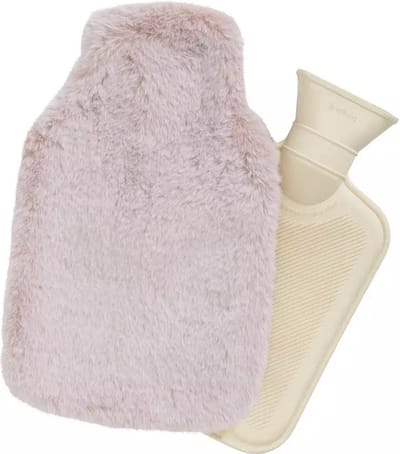 Argos Home Blush roze namaakbont warmwaterkruik