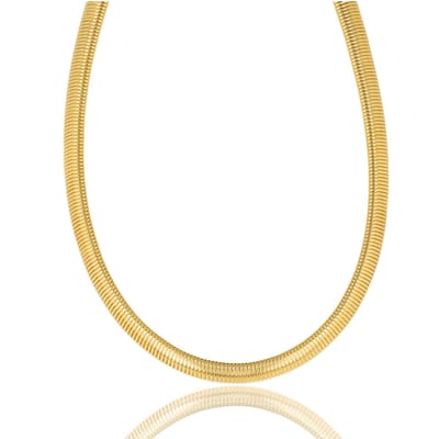 My Bendel - Goudkleurige Ketting 14k Stainless Steel - met Luxe Cadeauverpakking | Sieraden Voor Dames