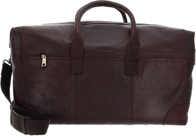 SADDLER Reistas Schoudertas Metz Weekend Bag Dark Brown Donkerbruin