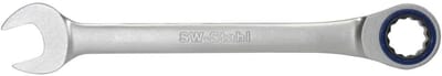 SW-Stahl S1595-18 combinatiesleutel - ratelsleutel SW 18 mm - fijngetande