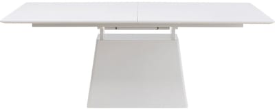Uitschuifbare eettafel Benvenuto rechthoek wit Kare Design