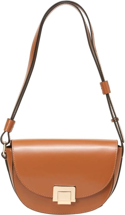 Marc O'Polo Schoudertas Taya Crossbody Bag True Cognac Bruine