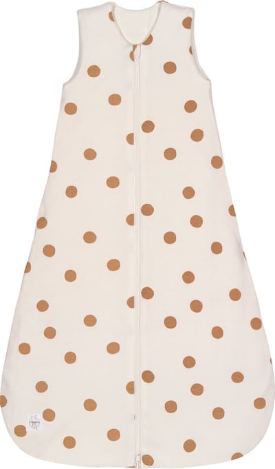 LÄSSIG babyslaapzak 4 seizoenen Big Dots milky, mt 50/56, 0-2 mnd