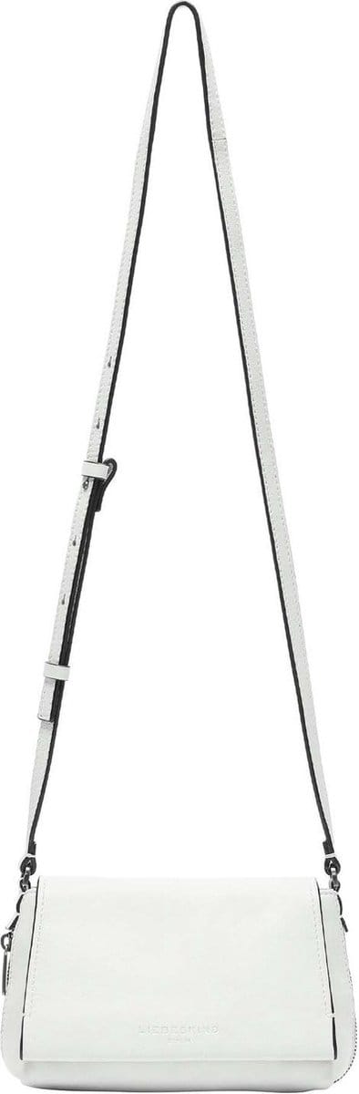 LIEBESKIND BERLIN Leren Schoudertas Koppeling Hera Sheep Natural Crossbody Arctic Wit