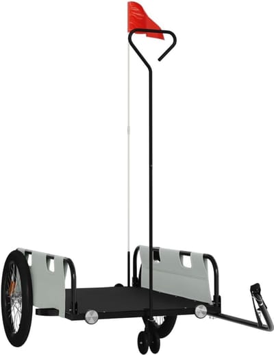 Fietskar - Fietsaanhanger Trolley - Goederen Vervoeren - Max 45 kg Draagvermogen - 135 x 68 x 37 cm