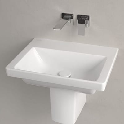 Villeroy & Boch Subway 3.0 washbasin 55 cm, without tap hole, without overflow 4A705801