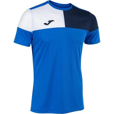 Joma Crew V T-shirt Met Korte Mouwen Blauw 5-6 Years Kinderen