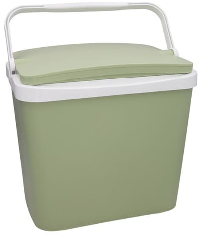 Sunnydays Beach Vibes Koelbox - 24 liter - kunststof - groen - 40 x 30 x 36 cm