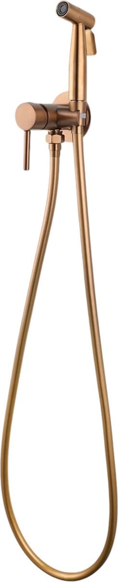 Bidet - Bidetkraan - Bidetmengkraan - Geborsteld Brons - Warm en Koud Water - PVD Coating