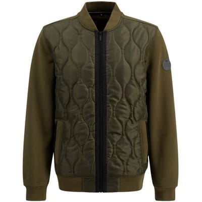 Fynch-Hatton Vest Hybrid Cardigan College Deep Forest / male