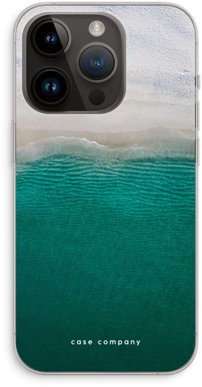 Case Company® - Hoesje geschikt voor iPhone 14 Pro hoesje - Stranded - Soft Cover Telefoonhoesje - Bescherming aan alle Kanten en Schermrand