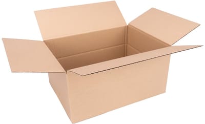 Dozen 400 x 300 x 200 mm variabele Hoogte KK 90 Bruin [Grootte en aantal kiesbaar] 1-vezelig middelgrote Dozen 25 Stuks