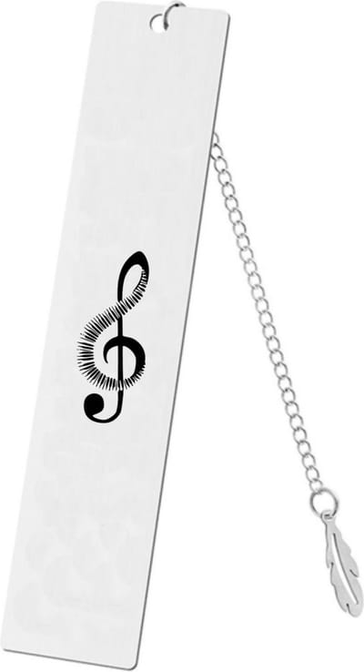 Akyol - muzieknoot boekenlegger - Muziek - cadeau muziekliefhebber - leuk cadeau voor je vriend om te geven - verjaardag muzikant
