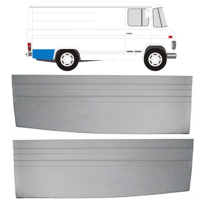 Reparatiepaneel achterspatbord voor Mercedes 406-608D 1968-1986 / Links + Rechts