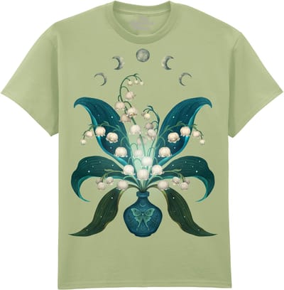 Lelie Bloemen Lily Of The Valley The Coloured House T-shirt M