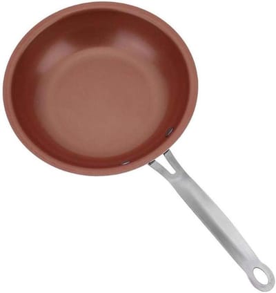Koekenpan Keramische Coating - Koekenpan Inductie - Gelijkmatig Koken - Lotusblad Technologie - 24 cm - Zwart