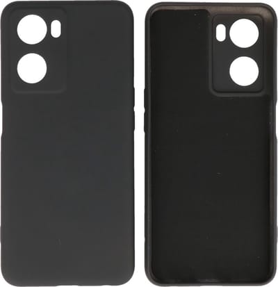 Fashion Backcover Telefoonhoesje - Color Hoesje - Geschikt voor Oppo A57s - A77s - A77 4G - Zwart