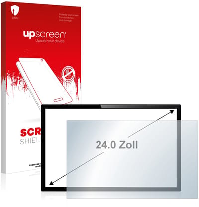 upscreen - Screenprotector voor Touch-Panel PC's mit 24 inch Schermen [519 mm x 325 mm, 16:10] - Folie Beschermfolie transparant