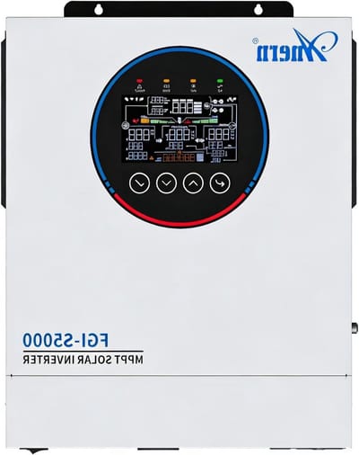 Hybride Omvormer - Zonne Energie - Thuis Energie - Werkt Zonder Batterij - 5000 Watt - Zwart
