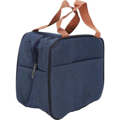 Lunchtas Geïsoleerd Oxford Doek Herbruikbaar Draagbaar Lekdicht voor Picknick Marineblauw