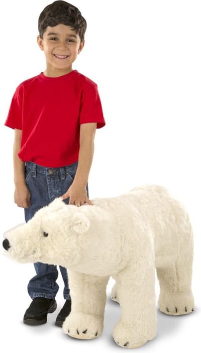 Melissa & Doug - IJsbeer Plush - (86x25x51cm)