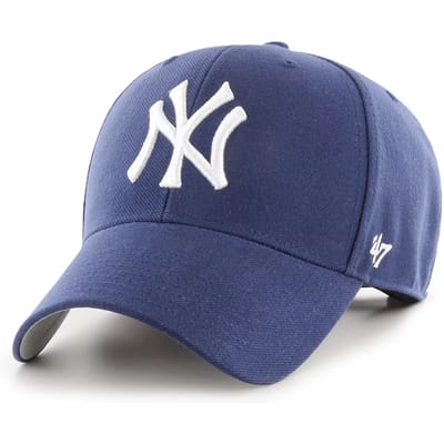 47 Brand MLB New York Yankees Cap B-MVP17WBV-LN, Mannen, Marineblauw, Pet, maat: One size