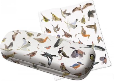 Brillenkoker inclusief brillendoekje - Brillenetui - Bekking & Blitz - Vogels - Elwin van der Kolk - Kunst - Vogelbescherming Nederland