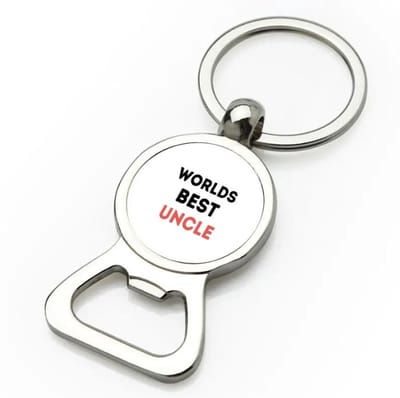 Akyol - worlds best uncle flesopener - Oom - de beste oom - verjaardagscadeau - verjaardag - cadeau - cadeautje voor oom - oom artikelen - kado - geschenk - gift - 9 bij 3 cm