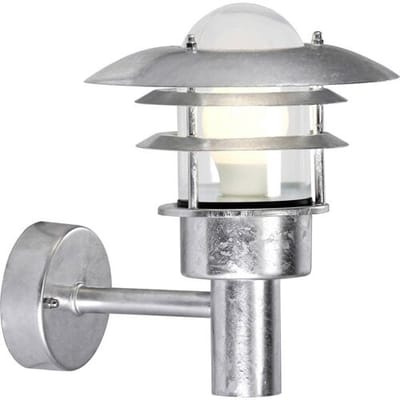 Nordlux Lønstrup 22 Verzinkt 71431031 Wandlamp E27 Verzinkt