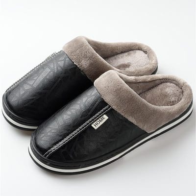 Waterafstotende pantoffels voor thuis Zachte, comfortabele pantoffels voor thuis Antislip instappers voor binnen voor heren Winterschoenen 51