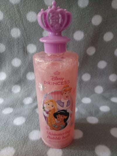 Princess badschuim met glitter, Prinses badschuim, Princess Shimmering Bubble bath, Badschuim,