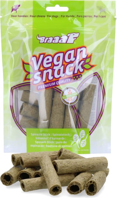 Braaaf Spinazie Sticks 6 cm 80 gr