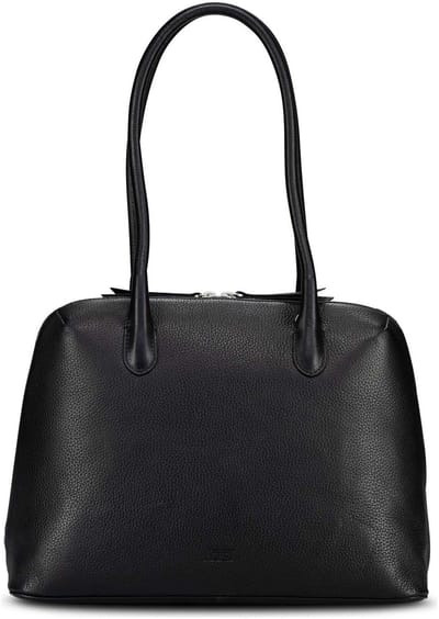 Jost Vika Schoudertas Leder 38 cm - Dames - black