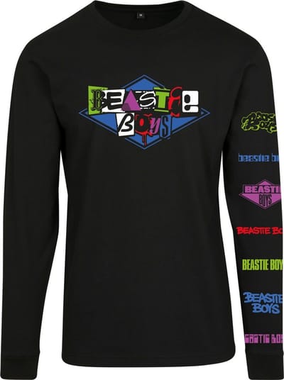 Mister Tee Beastie Boys - Logo Longsleeve shirt - XS - Zwart