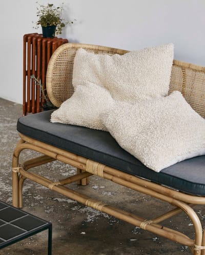 Nordal Lyra kussen incl vulling - off white