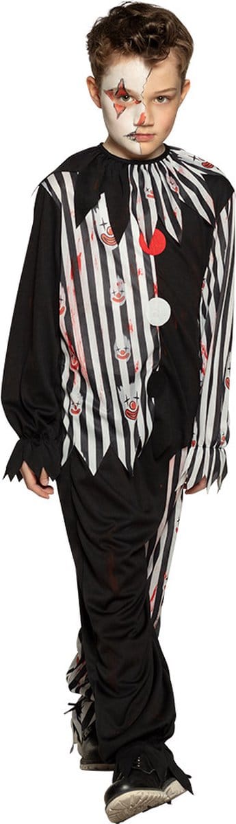 Boland - Kostuum Bloody clown (4-6 jr) - Kinderen - Clown - Halloween verkleedkleding - Horror