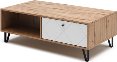Vicco Nizza Salontafel – 110 x 60 cm Artisanaal eiken