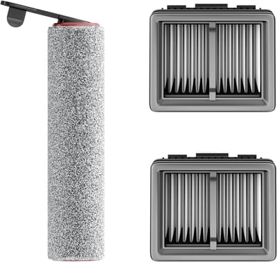 Vervangende borstelrol en filter voor Dreame H12 Pro-draadloze nat- en droogstofzuiger – Vervangingsset inclusief 2 filters-1 borstelrollen
