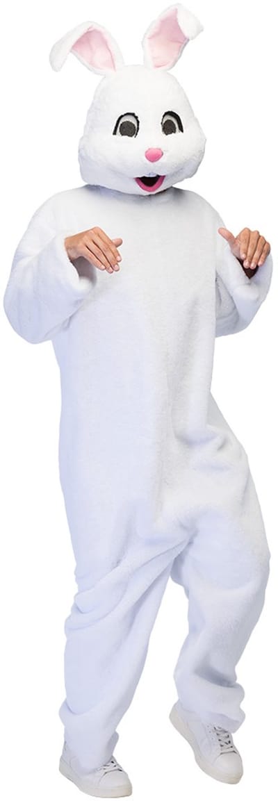 Boland - Kostuum pluche Bouncing bunny (one size) - Volwassenen - Konijn - Vrijgezellenfeest - Carnaval - Foute party - Pasen - Kinderfeestje - Cosplay