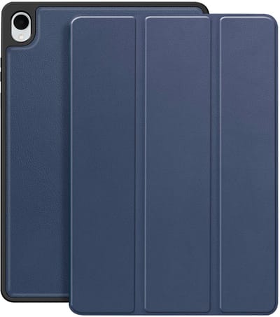 Avizar Etui Geschikt voor Galaxy Tab S11 met Trifold Standaardfunctie, Blauw
