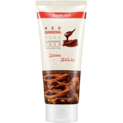 Farmstay Ginseng & Niacinamide Diepreinigende Schuim Gezichtsreiniger voor een Verhelderend Gezicht 180ml