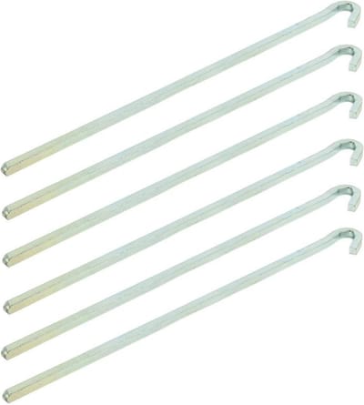 Rotspennen - 6x - Tentharingen - Halfrond - 30 cm - Metaal - Voor Tent of Windscherm