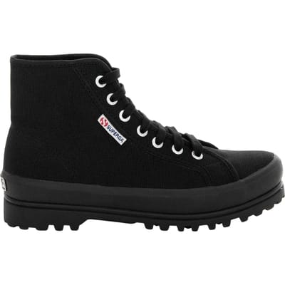 Superga Dames/Dames 2341 Alpina Canvas Hoge Top Schoenen (Zwart)