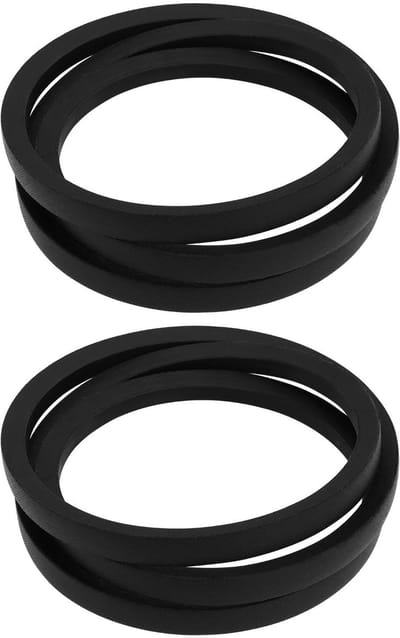 Dailygoods- Aandrijfriem V-riem 1245 mm - 2x Veegmachine - Compatibel met Countax C300/C400/C500 - Rubber - Eenvoudige installatie