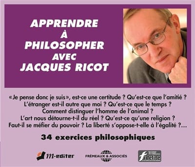Jacques Ricot - Apprendre À Philosopher Avec Jacques Ricot (2 CD)