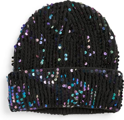 PIECES - PCSOPOA SEQUINS HOOD BC - Dames - Mutsen
