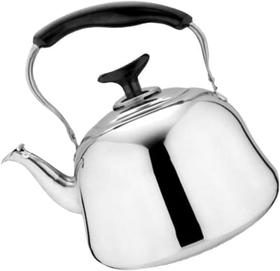 Waterkoker RVS - Theepot Fluitketel - Water Koken - Voor Alle Vuren - 1 Liter - Zilver