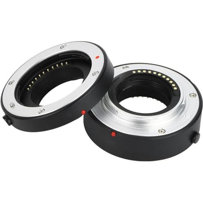 Aluminiumlegering Autofocus Lens Mount Adapter 10mm-16mm voor Panasonic Olympus M43 Camera black