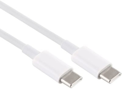 USB-C naar USB-C adapter oplader kabel - voedingskabel 5A - snellader - voor voor telefoon, tablet, camera etc. - oplaadkabel - 200 CM - wit