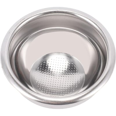 Panier de porte-filtre 58 mm Fond Sphérique Panier de porte-filtre sans fond en acier inoxydable pour la préparation du café gray